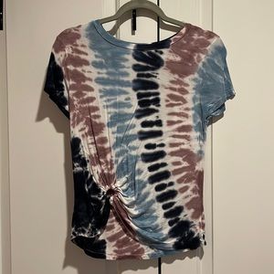 WALLFLOWER Size M Tie Dye Short Sleeve Tee